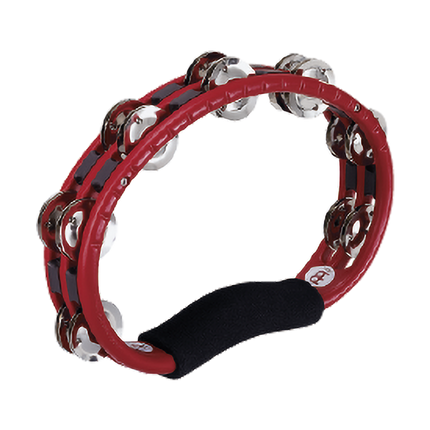 Meinl tambourine hand held steel jingle red TMT1R