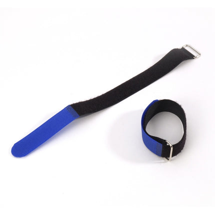 Adam Hall Hook and Loop Cable Tie 800 x 50 mm blue