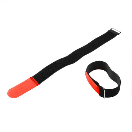 Adam Hall Hook and Loop Cable Tie 800 x 50 mm red