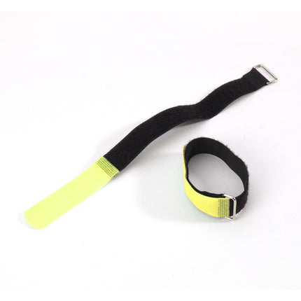 Adam Hall Hook and Loop Cable Tie 800 x 50 mm yellow