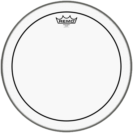 15'' Remo Pinstripe clear