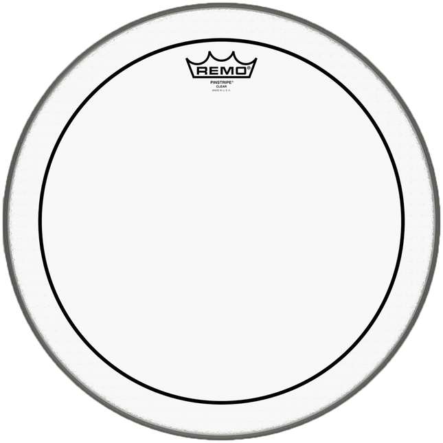 15'' Remo Pinstripe clear