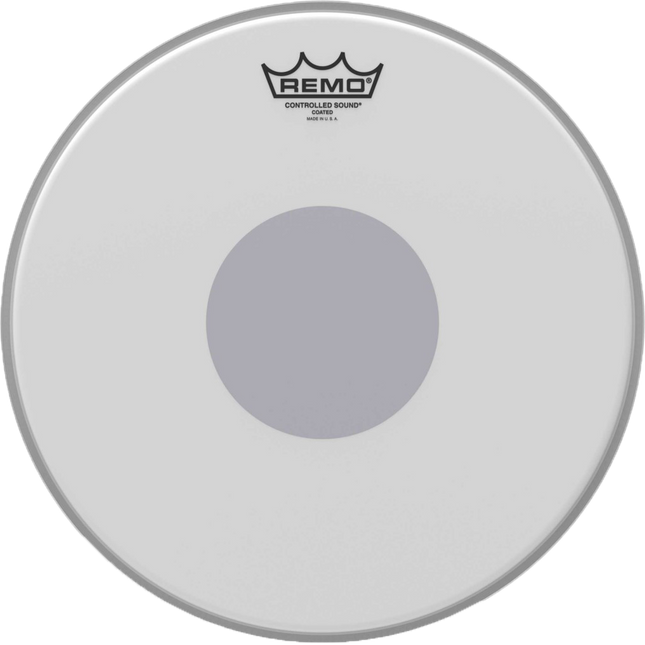 13" Remo controlled sound x Coated
