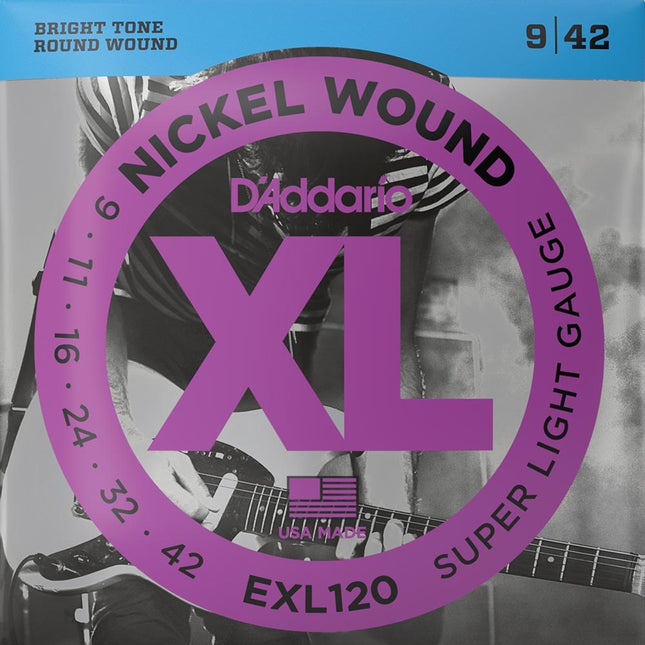 D'addario EXL120 Snaren Voor Elektrische Gitaar 9-42