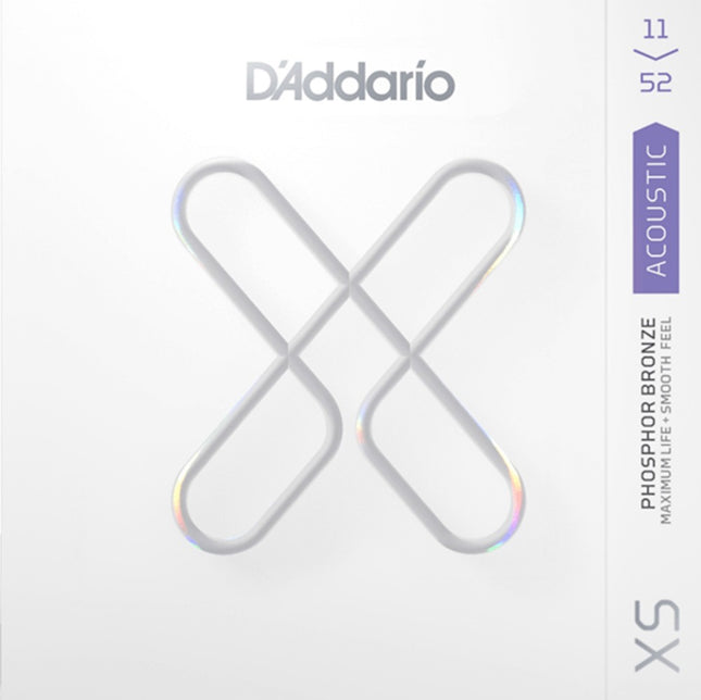 D'Addario XS Acoustic Akoestische Gitaar Snaren Phosphor Bronze 11-52