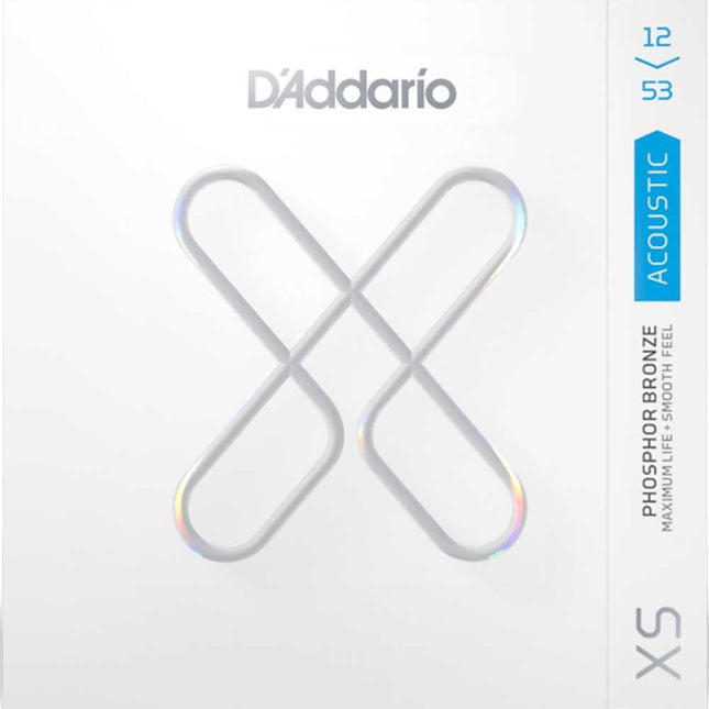 D'Addario XS Acoustic Akoestische Gitaar Snaren Phosphor Bronze 12-53