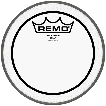 8'' Remo pinstripe clear