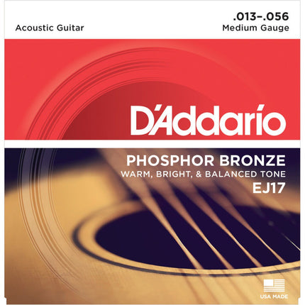 D'Addario EJ17 Akoestische Gitaar Snaren Phosphor Bronze 13-56