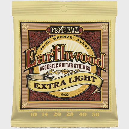 Ernie Ball 2006 Snaren Earthwood 80/20 Bronze Extra Light