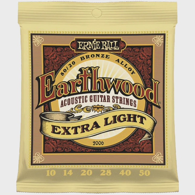 Ernie Ball 2006 Snaren Earthwood 80/20 Bronze Extra Light