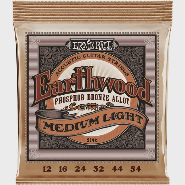 Ernie Ball 2146 Snaren Earthwood Phosphor Bronze Medium Light