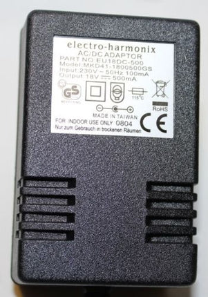 Electro-Harmonix 18V / 500mA European Power Adaptor