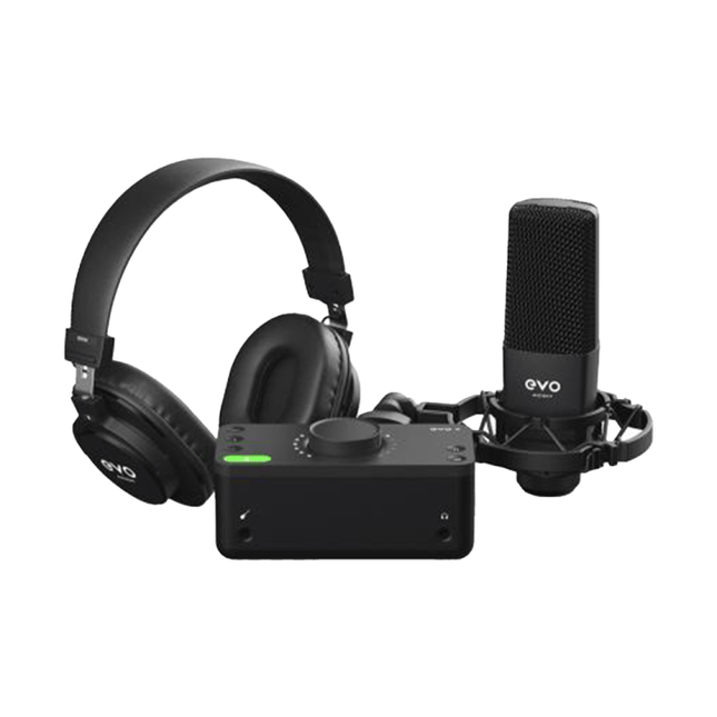 EVO by audient start recording bundle
