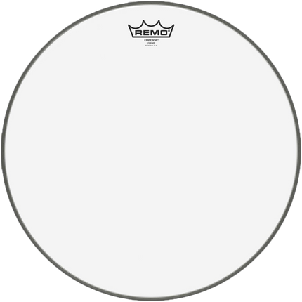 12" Remo emperor Clear