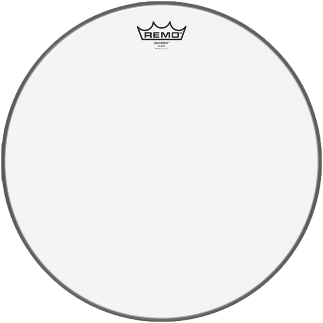 12" Remo emperor Clear