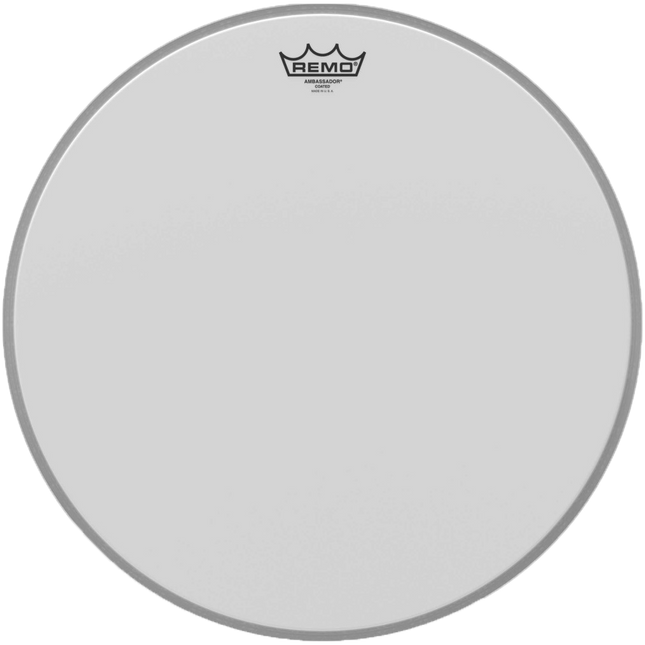 18'' Remo Ambassador coated