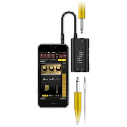 IK Multimedia iRig 2 gitaar/bas interface voor iOS en Android
