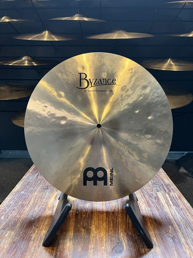 18" Meinl Byzance Traditional Extra Thin Hammered Crash