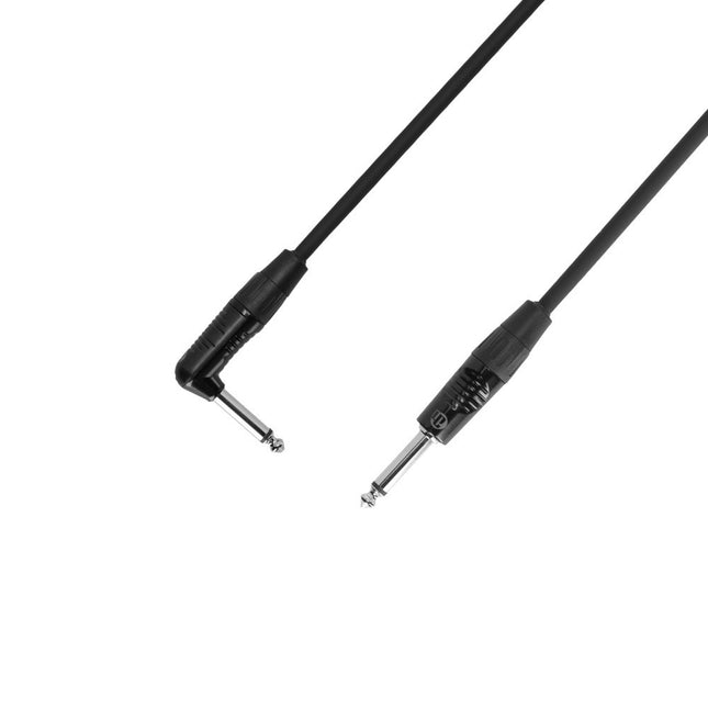 Adam Hall K4IPR0300 Instrument Cable | Rean® Angled Jack x Jack 3 m