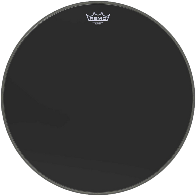 Remo 20" P3/EBONY BAS + DYNAMO RING - P3-1020-ES