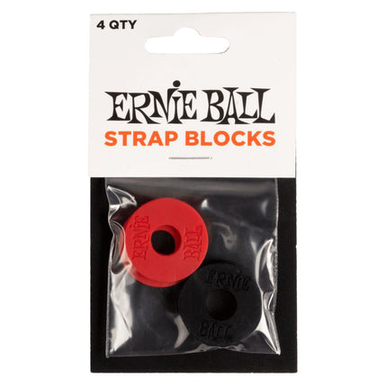 STRAP BLOCKS - RED AND BLACK - 4 PACK