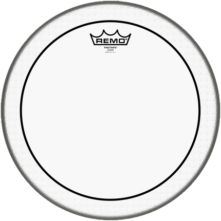 13" Remo Pinstripe Clear