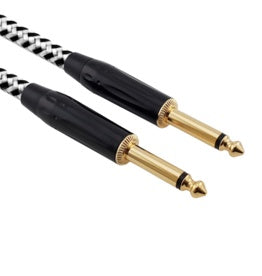 RED'S CABLE GCF1130BW FOP BRAIDED BLACK/WHITE 3 METER