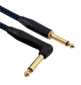 RED'S CABLE GCF1250BB FOP BRAIDED BLACK/BLUE 5 METER JACK/JACK ANGELD