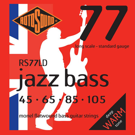 RotoSound RS77LD Jazz Bass Bas Snaren 45-105
