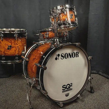 Sonor SQ2 Maple Thin Shells Walnut Brown Burst (occasion)