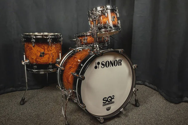 Sonor SQ2 Maple Thin Shells Walnut Brown Burst (occasion)