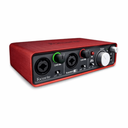 focusrite scarlet 2i2 productafbeelding
