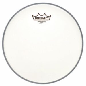 "Image of Remo 10" Ambassador Coated Drum Head - Warme toon en verbeterde articulatie voor een gebalanceerd en expressief drumgeluid."