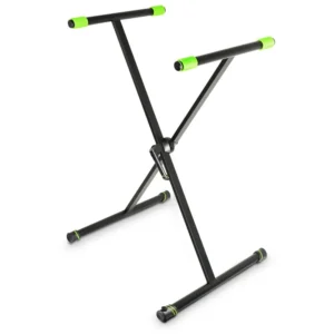 "Image of Gravity KSX 1 Keyboard Stand - Robuuste en draagbare X-stijl standaard voor ultiem keyboardcomfort."