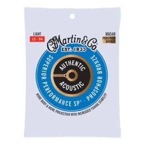 "Image of Martin MA140 Acoustic Guitar Strings - Gebalanceerde toon en langdurige speelbaarheid voor een verrijkte akoestische gitaarervaring."