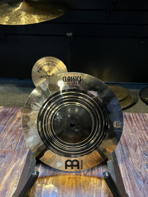 10 classics custom dual splash "Image of Meinl 10 inch Classics Custom Dual Splash Cymbal - Levendige klanken en expressieve percussie voor elke drummer."