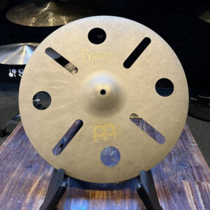 "Image of Meinl 16 inch Byzance Vintage Sand Trash Crash Cymbal - Unieke vintage klanken met een trashy textuur voor een expressieve drumervaring."