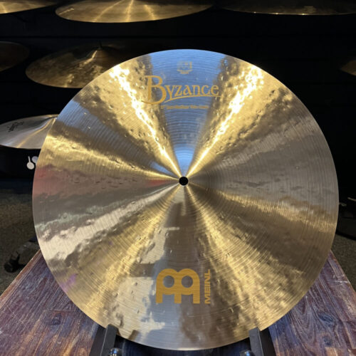 "Image of Meinl 17 inch Byzance Jazz Medium Thin Crash Cymbal - Voeg warmte en nuance toe aan je drumgeluid met dit handgehamerde B20-brons bekken."