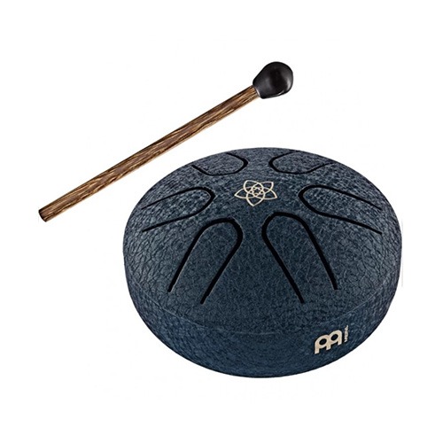 Meinl Sonic Energy 3" Pocket Steel Tongue Drum - A Major, Venus Flower, Navy Blue