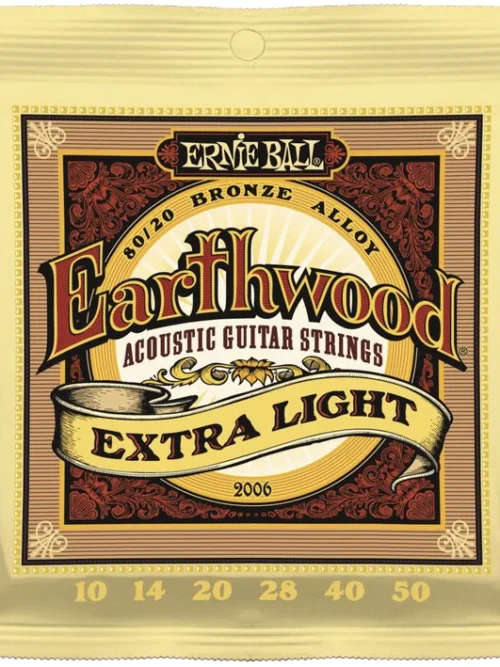 Ernie-Ball-2006 Ernie Ball 2006 Snaren Earthwood 80/20 Bronze Extra Light