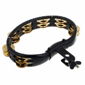 Image of Meinl Traditional Mountable ABS Tambourine TMT2B-BK met massief messing belletjes - heldere en warme klanken.