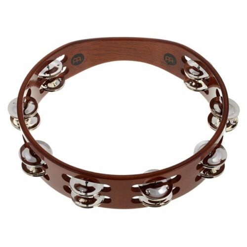 Image of Meinl Tambourine 2 row steel jingles TA2AB - perfect voor live optredens en studio-opnames, helder en sprankelend geluid.