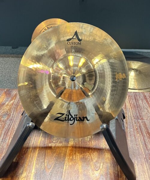 IMG_5158 "Image of 10" Zildjian A Custom Splash A20542 bekken met heldere, sprankelende klank voor diverse muziekstijlen."