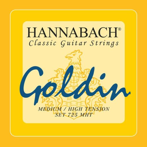 Hannabach 725 MHT Goldin Akoestische Gitaar Snaren Medium/Hoge Spanning