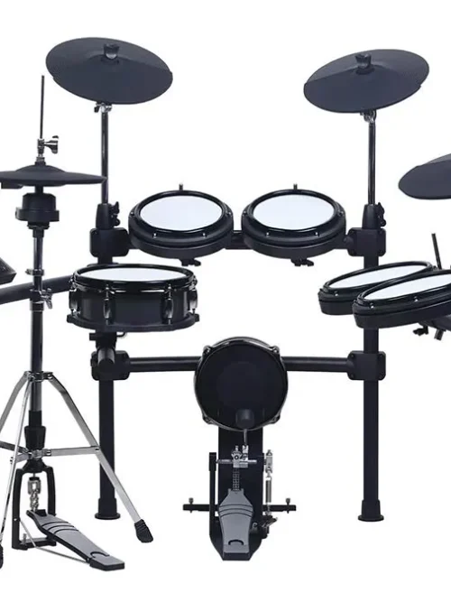 55000_55279_1 Medeli drumkit, Digitale drumkit, Elektronische drums, MZ725 drumset, Beginner drumkit, Drumstel voor thuis, Mesh snare drum, Drumset met opnamefunctie