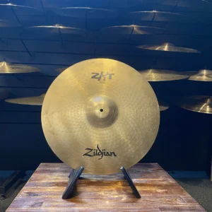 Image of Zildjian 20" ZHT Medium Ride cymbal with balanced, bright sound, ideal for versatile music styles.