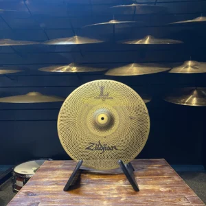 Image of 16" Zildjian Low Volume Crash cymbal, offering warm and controlled sound with soft sustain, ideal for practice and studio use.
