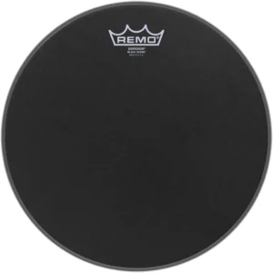 12" Remo Emperor Black suede