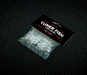 Tuner Fish Lug Locks Clear 8 Pack - TFCL8