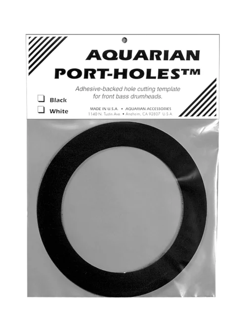 Aquarian Bass Drum Port Hole, 5", Black - PHBK